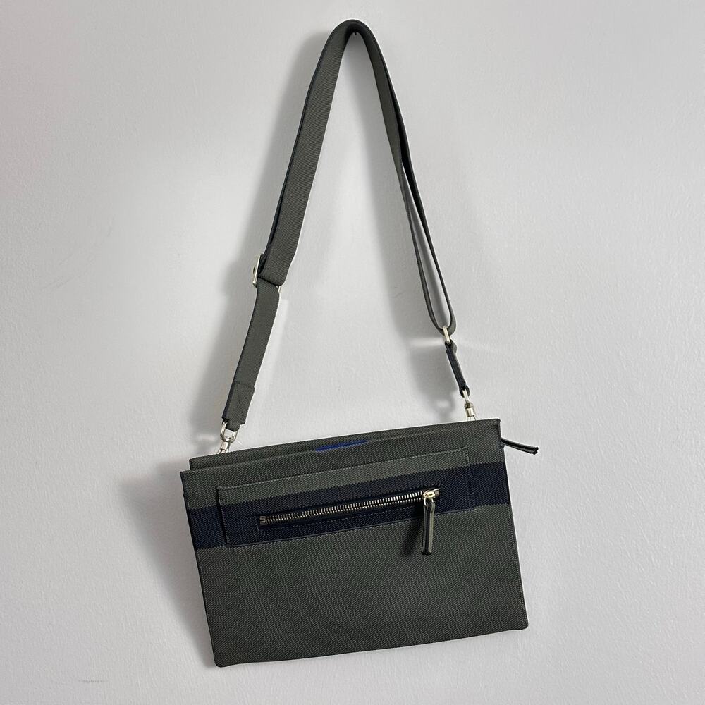 ROTHY’S Dual Zip Crossbody Bag - Green / Gray